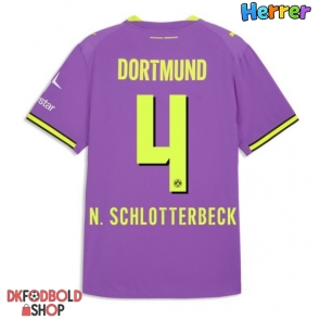 Borussia Dortmund Nico Schlotterbeck #4 Tredje trøje 2026-27 Kort ærmer Borussia Dortmund Nico Schlotterbeck #4 Tredje trøje 2026-27 Kort ærmer